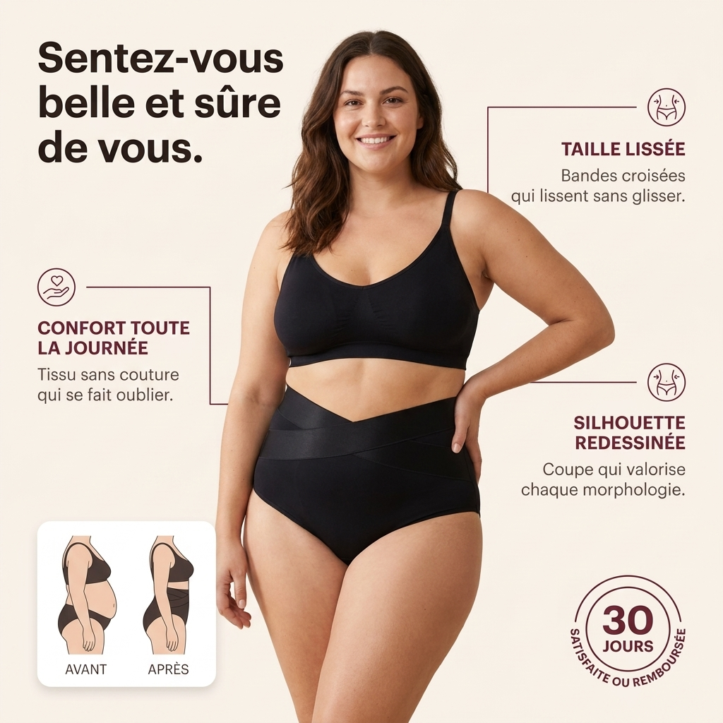 Culotte Gainante Taille Haute– Brin de Malice