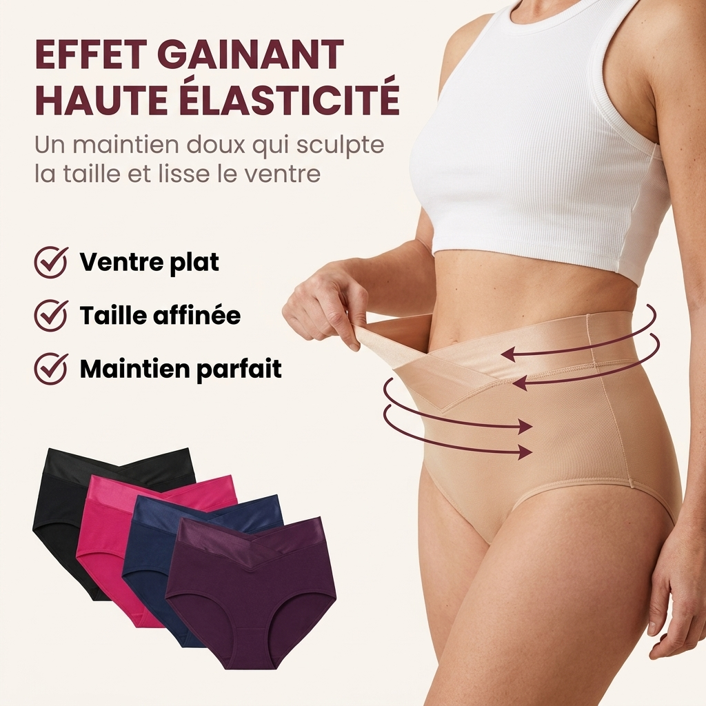 Culotte Gainante Taille Haute– Brin de Malice